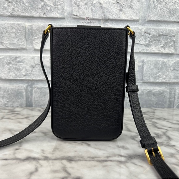 Tory Burch Britten Phone Crossbody In Black - Picture 4 of 8